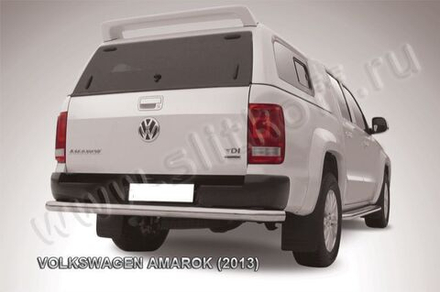 Защита заднего бампера (нержавейка) Volkswagen Amarok (2010-2016) d76