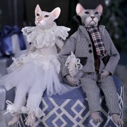 Кукла коллекционная Кот Пьер