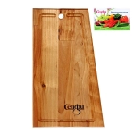 Доска разделочная «Парус» малая с желобом 30*18*1,8см