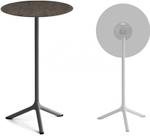 Стол ламинированный барный складной Scab Design Tripe Folding, антрацит, кортен