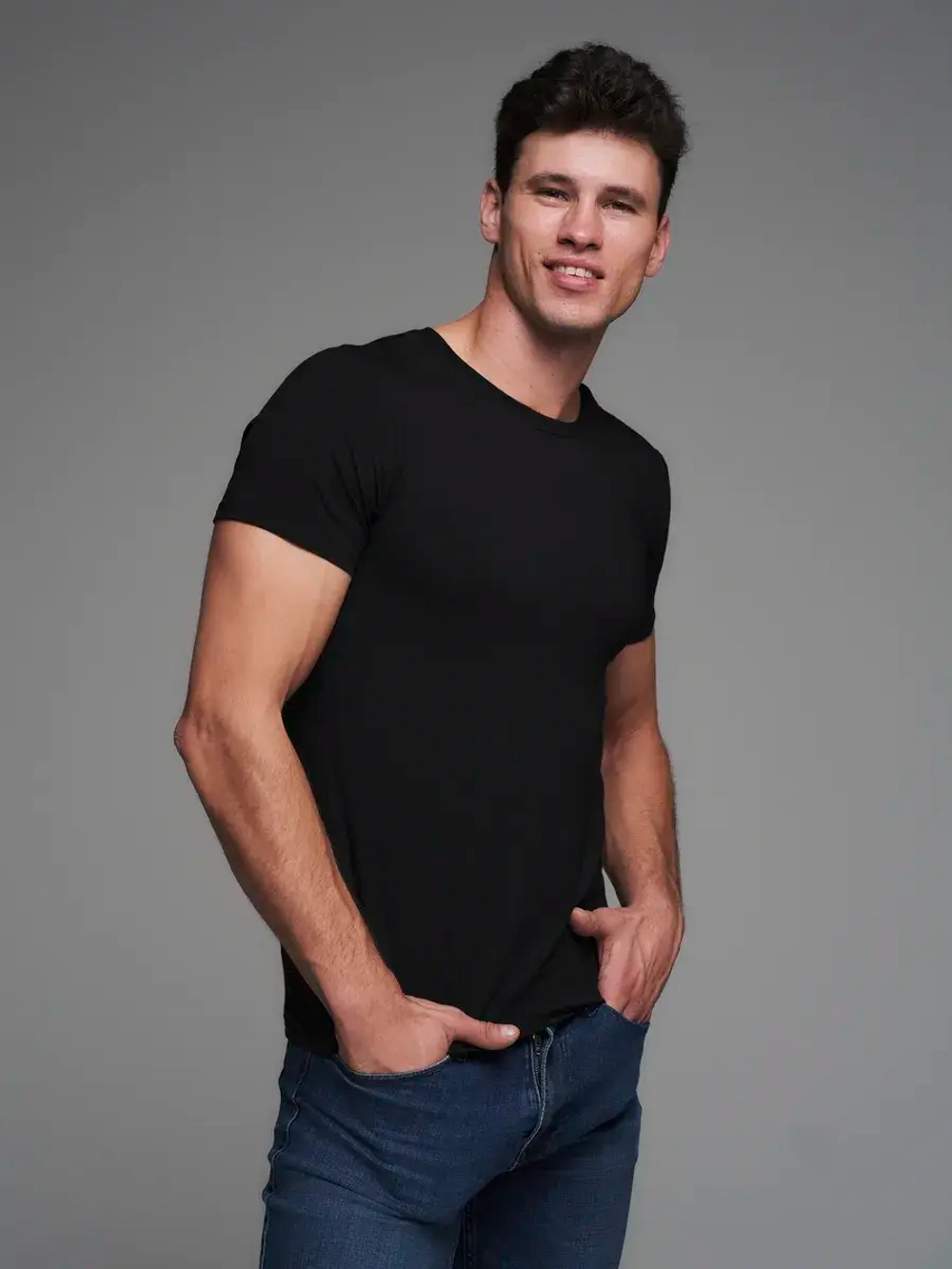 Футболка спортивная однотонная