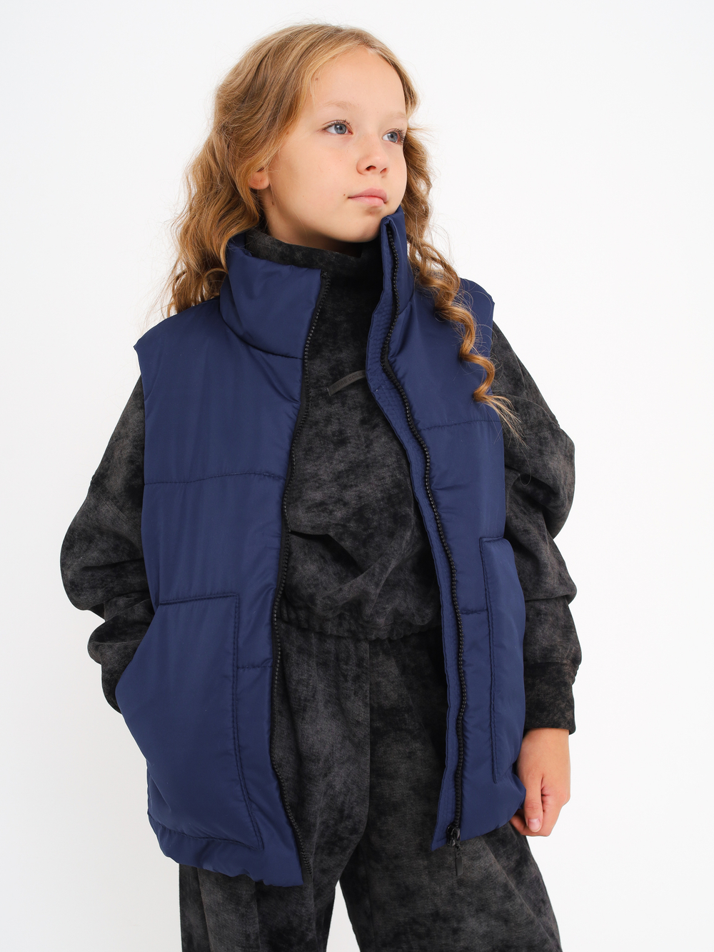 Жилет Base, индиго