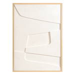 Панно декоративное с эффектом 3d minimalism, с бежевой рамой, 50х70 см