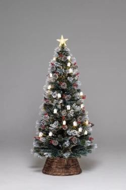 Оптоволоконная елка с LED лампочками Сказочная 210 см., леска+пвх, контроллер (Т2121-210)