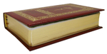 Служебник подарочный на ц/сл (кожа, золотой обрез, карманный, 3 закладки)