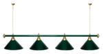 Лампа STARTBILLIARDS 4 пл. (плафоны золотые,штанга золотая,фурнитура золото)