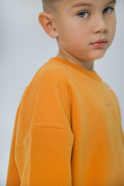 Свитшот в стиле oversize Хурма