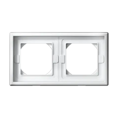 ARTGALLERY 2-постовая РАМКА IP44, БЕЛЫЙ