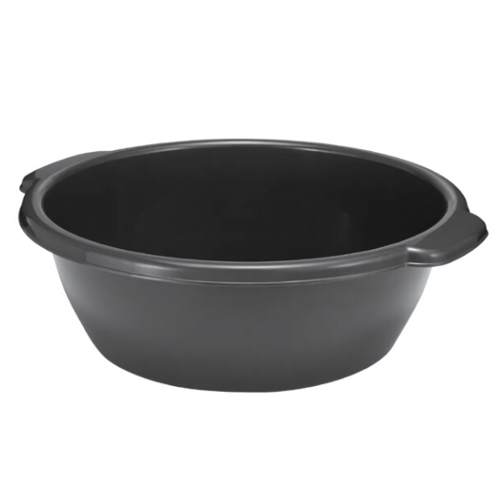 Таз овальный 17,5л (темно-серый)