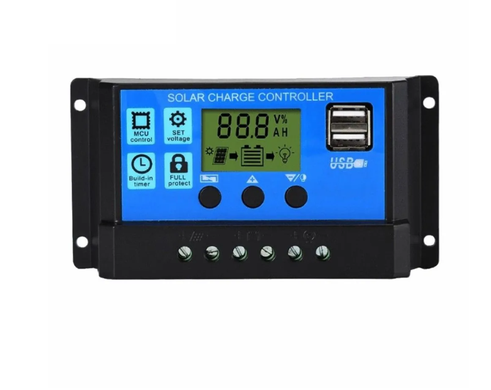 MPPT Солнечный контроллер заряда PWM 30A 12V 24V