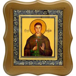 Евгений Родионов. Икона мученика воина на холсте