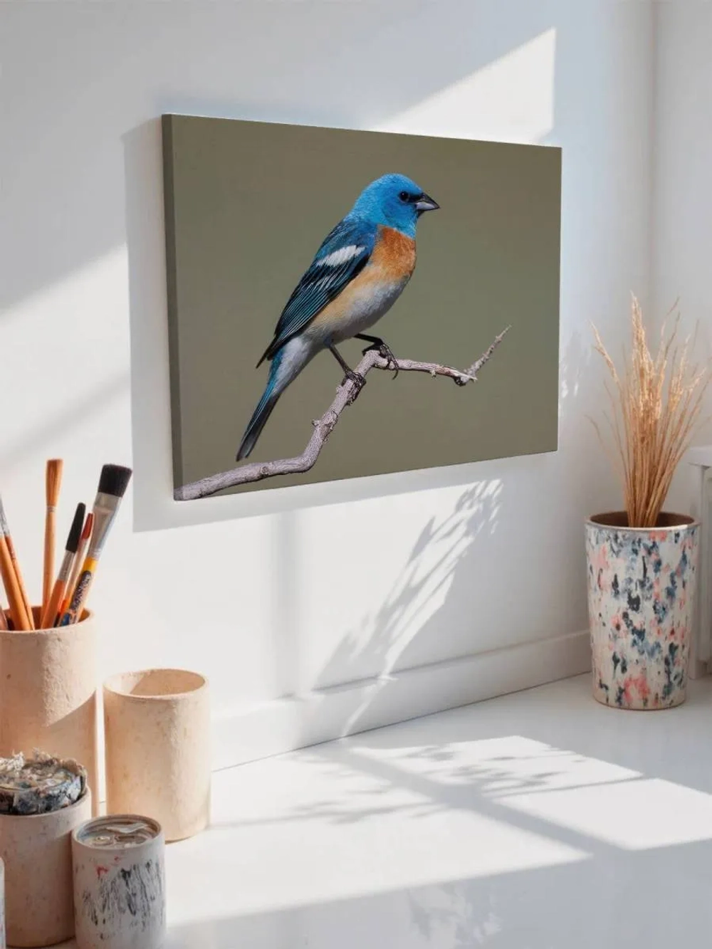 Картина на стену 40 X 50 Синяя птица