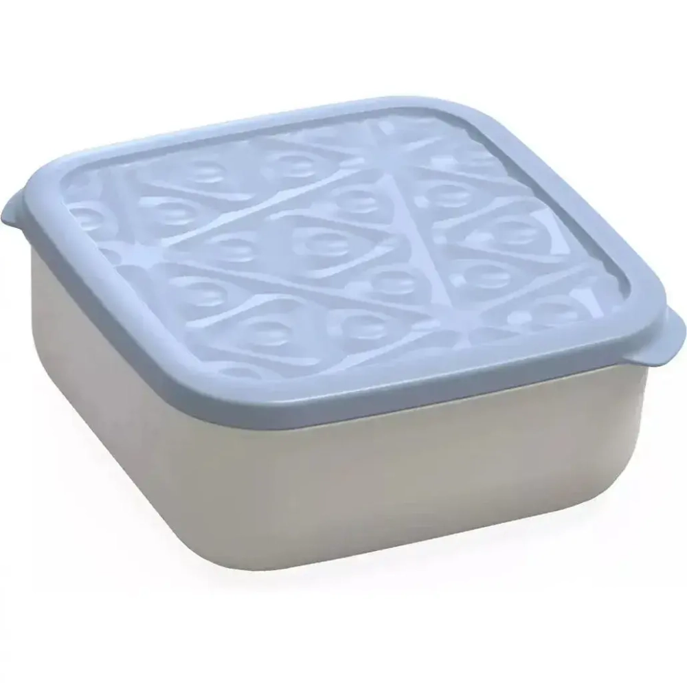 Контейнер квадратный Flexo 2,7л (голубой)