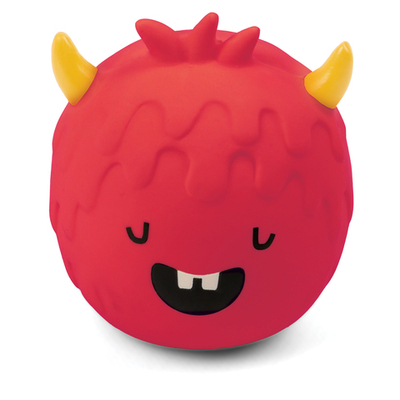 Игрушка для собак из латекса "Красный монстрик с рожками", 63мм, серия HORROR, Triol