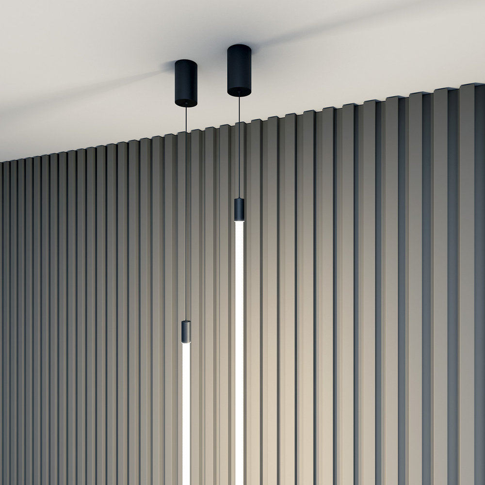 DK7506-BK Подвесной светильник-трос в оплетке FLEX со светодиодом 24V DC 31W 360° 3000К IP20 черный, Цветопередача: &amp;gt;90, Световой поток: 770Лм