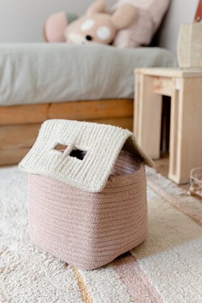 Корзина Lorena Canals Basket House Vintage Nude (22x22x34 см)