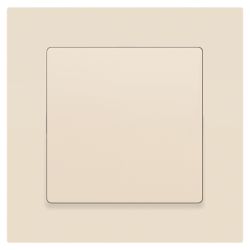 Кнопка Intro Accent 6-109-02 10А-250В IP20 СУ AL/CU слоновая кость