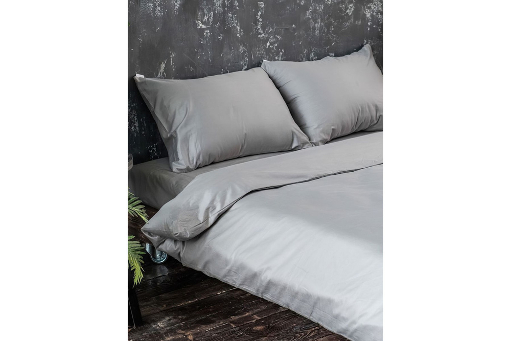 Постельное белье GoodNight Essential дуэт светло-серый