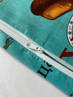 Пододеяльник перкаль Сказка "Веселая азбука" 1,5-спальный на молнии 145x205 см