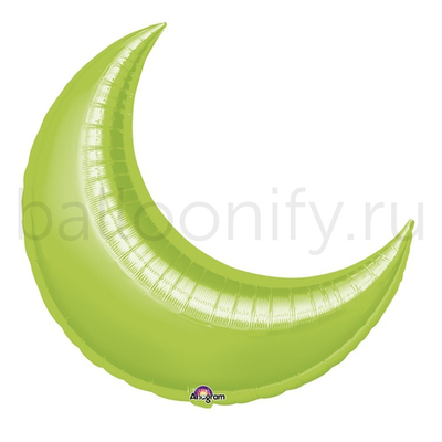 Фольгированная фигура, Месяц 20"/51CM W X 22"/56CM H Металлик Lime