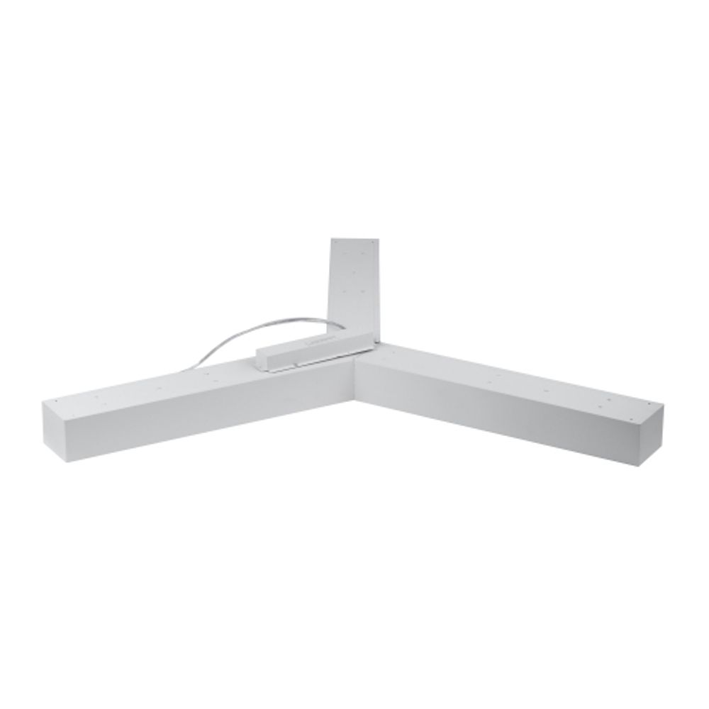 Светильник LED ЭРА Geometria SPO-144-W-40K-066 Igrek 66Вт 4000К 5000Лм IP40 1200*1200*80 белый подвесной | Декоративные светильники Geometria