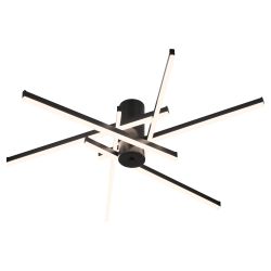 Светильник потолочный светодиодный Rivoli Violet 6180-201 LED 90Вт 3000-6000К чёрный с пультом | Rivoli