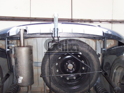 Фаркоп оцинкованный Galia D040A для Renault Sandero 2009-2014, Sandero Stepway 2010-2014(паспорт и сертификат в комплекте)(без электрики)