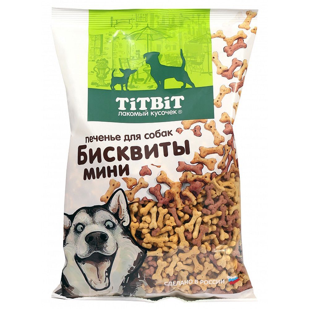 Лакомство для собак TitBit Бисквиты мясные мини печенье, упаковка 500 г (УЦЕНКА) Лакомство для собак TitBit Бисквиты мясные мини печенье, упаковка 500 г (УЦЕНКА)