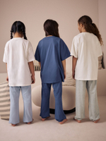 Пижама для девочки Next AC2-708, 3 шт., Белый, Синий, Серый