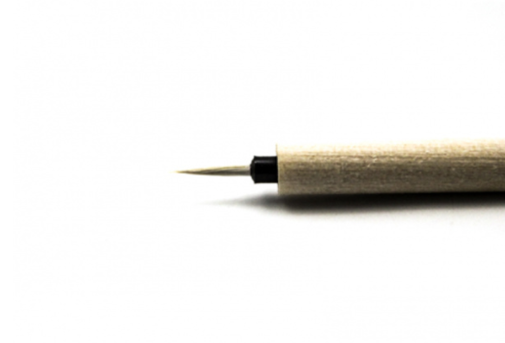 Кисть круглая, очень тонкая (конский волос, ручка дерево)