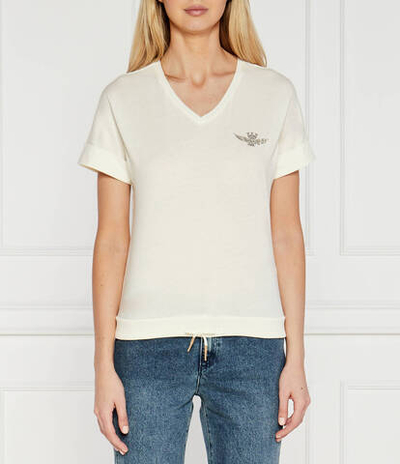 Футболка Aeronautica Militare - экрю(TS2232DJ510)