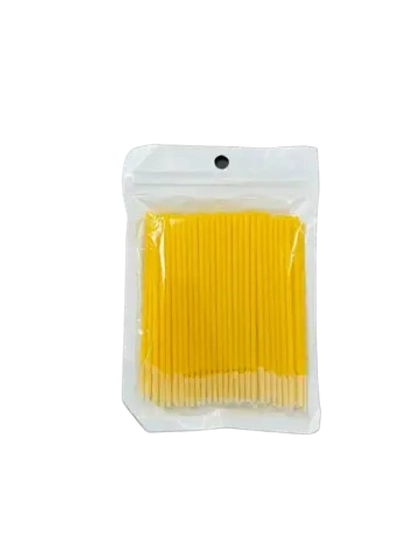 Микробраши (100 шт) пакет желтые (1,5 мм)