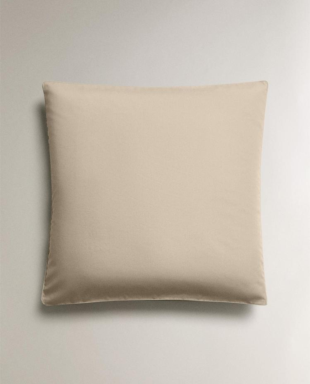 ZARA HOME НАВОЛОЧКА ИЗ ХЛОПКА ПЕРКАЛЬ (300 НИТЕЙ), БЕЖЕВЫЙ