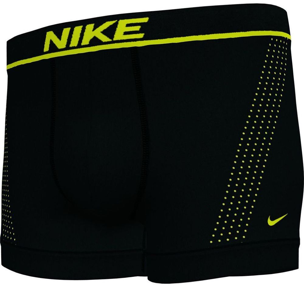 Мужские спортивные боксеры Nike Dri-Fit Elite Micro Trunk 1P - black/volt