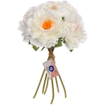 Искусственные цветы «Пионы» 28см букет 6 шт белые