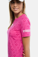 Женская футболка Hydrogen LOGO ALL OVER TECH T-SHIRT (D01006-H97)
