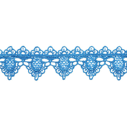 3AR320 Кружево матовое гипюр 1,5см*13,72м (105 синий)