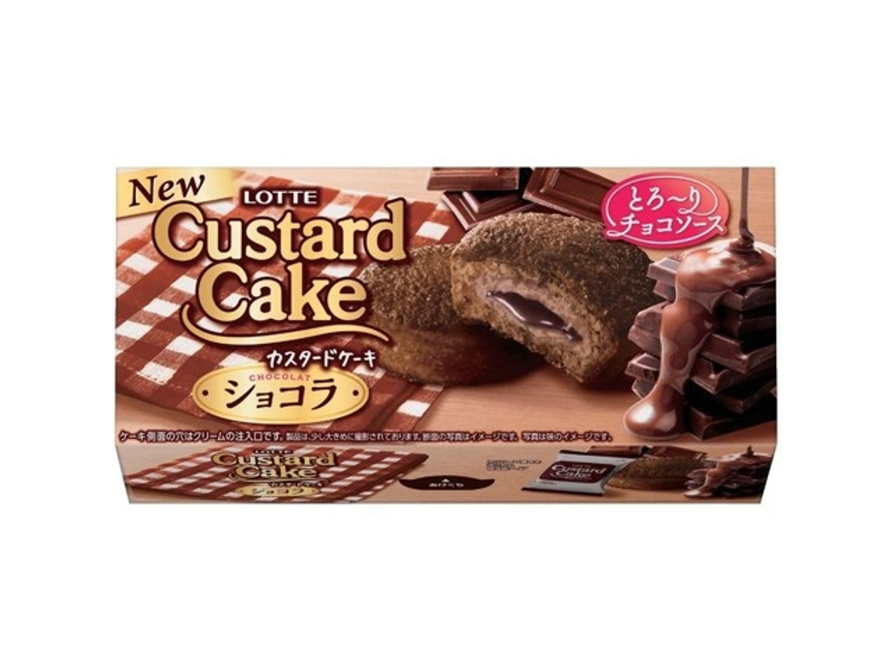 Пирожное Custard Cake, Lotte, 162г