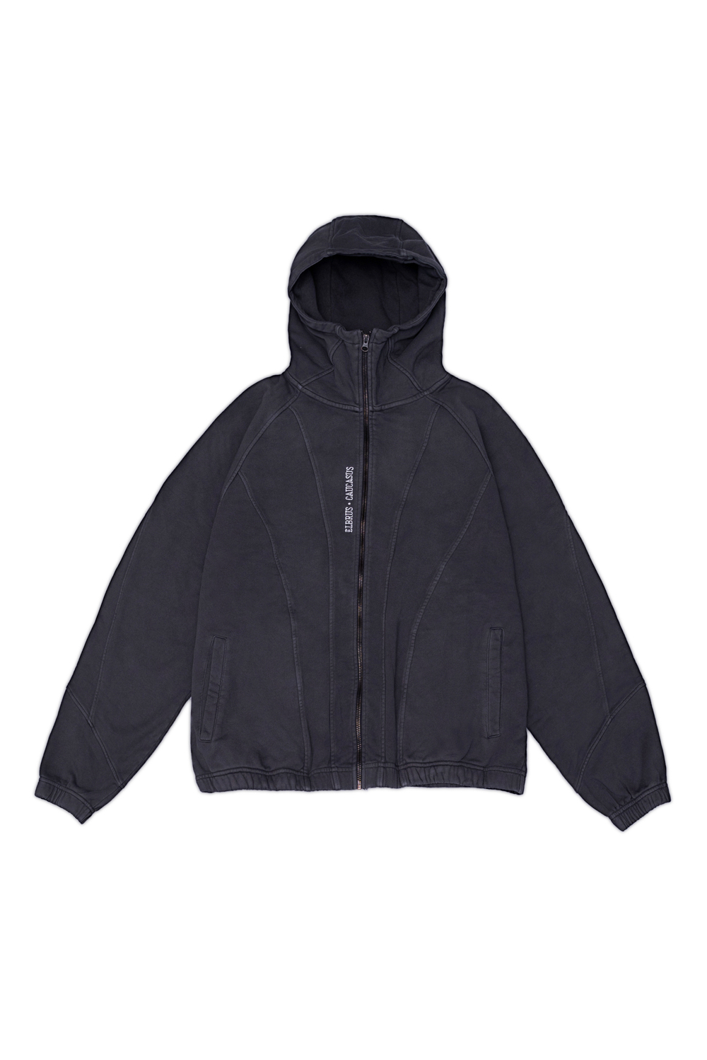 Оверсайз худи на молнии "5642"