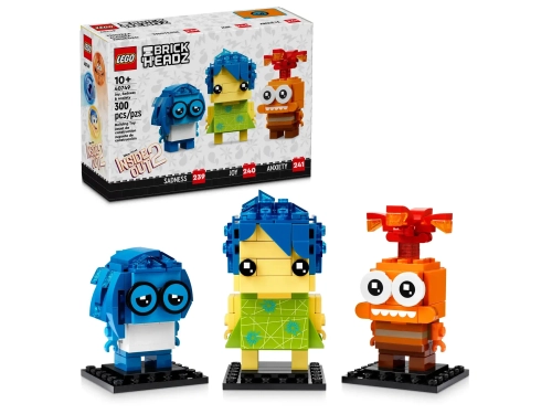 Конструктор LEGO BrickHeadz 40749 Радость, печаль и тревога