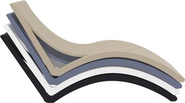 Шезлонг-лежак пластиковый Slim бежевый