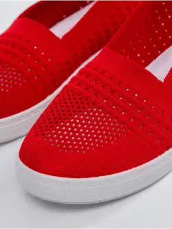 Мокасины летние текстильные