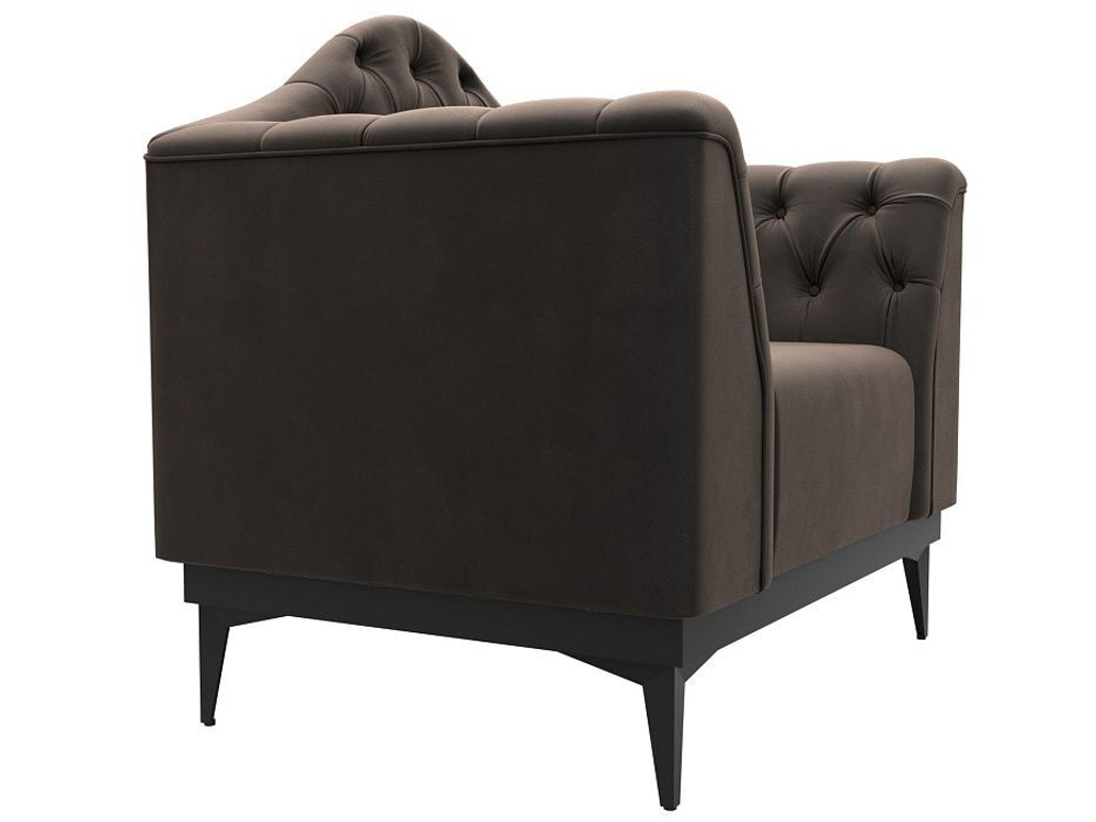 Кресло Флорида, Коричневый, Велюр, 112285