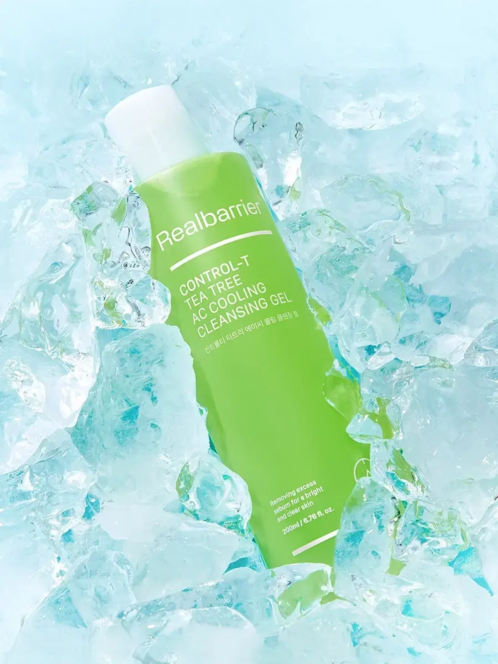 Real Barrier Очищающий гель с чайным деревом и салициловой кислотой для проблемной кожи Control-T Tea Tree AC Cooling Cleansing Gel 200 мл