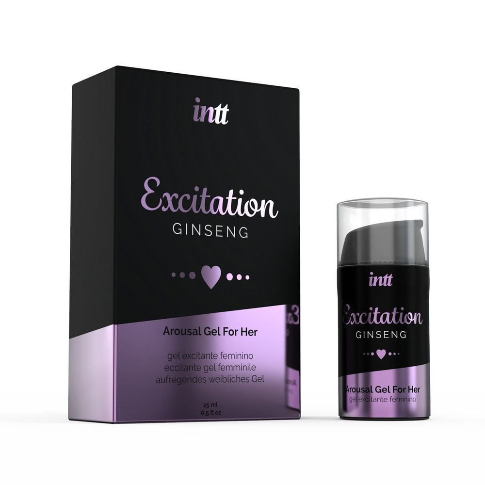Возбуждающий интимный гель INTT Excitation Ginseng, 15 мл