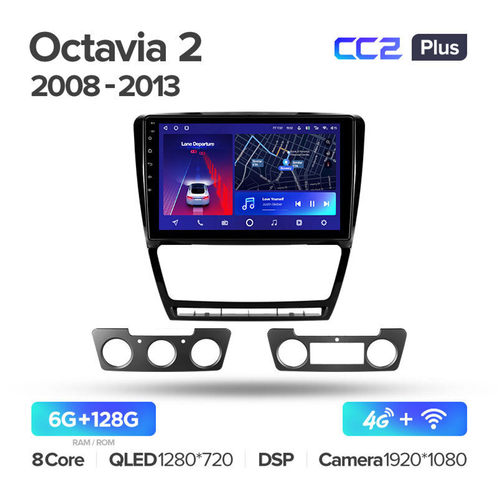 Teyes CC2 Plus 10.2" для Skoda Octavia 2008-2013