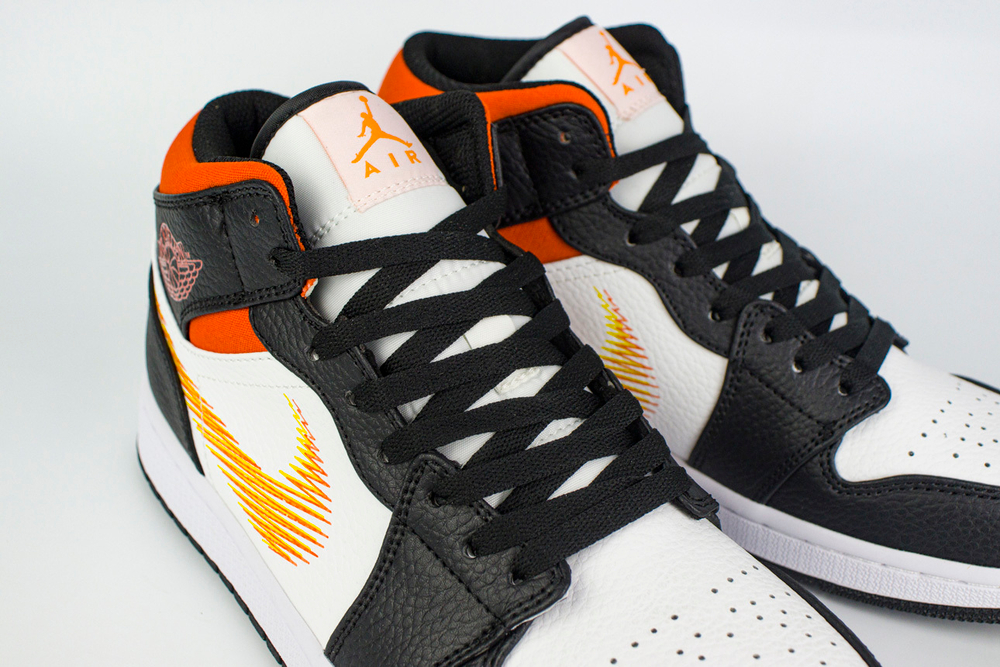 Кроссовки Nike Air Jordan 1 Zig Zag Black / Orange