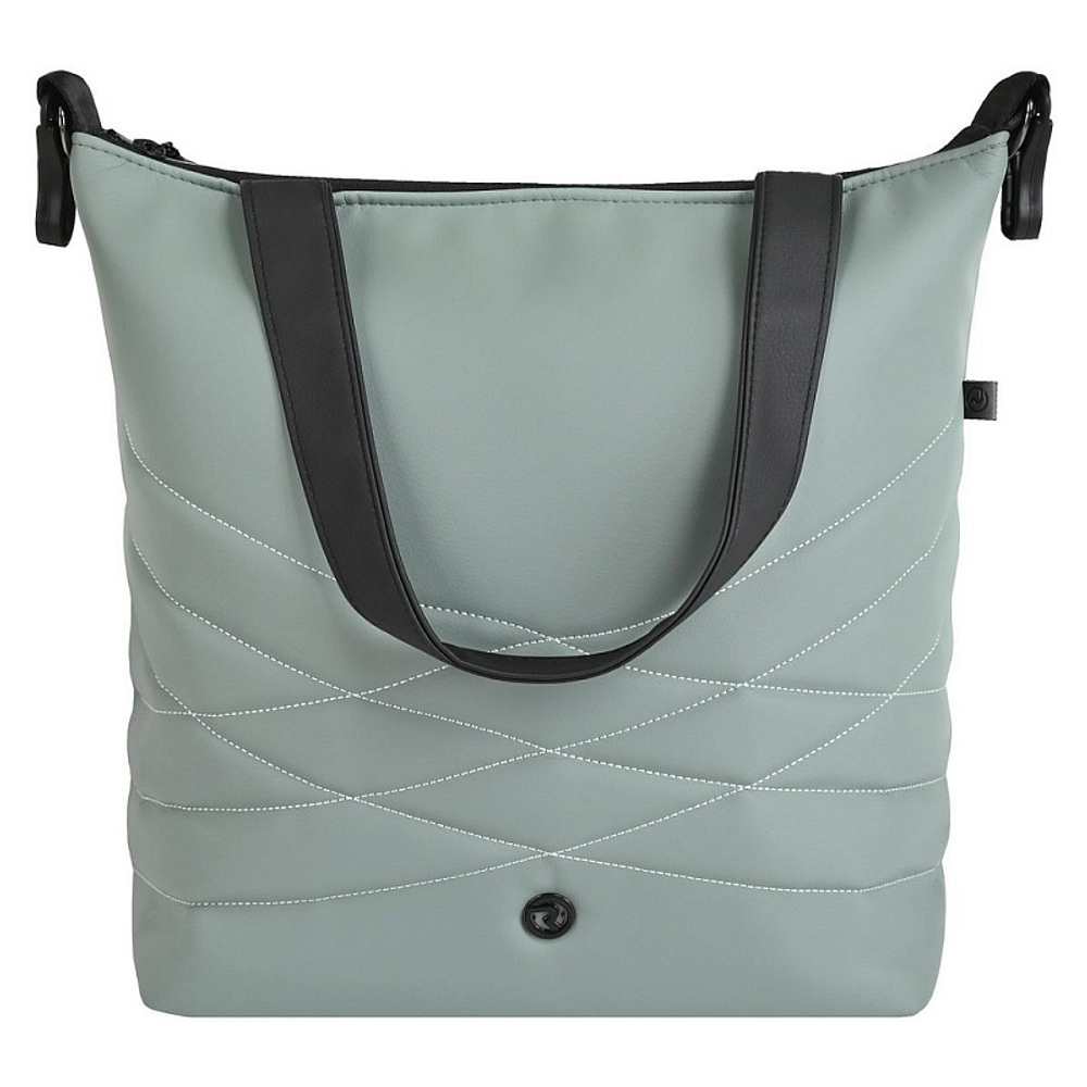 Детская коляска Roan Sol Кожа 2 в 1 RSL/2023 Misti Mint/Grey/руч. Серый
