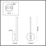 5605/9WL LN Светильник LED 10Вт 3000К 220В IP20 LEDIO