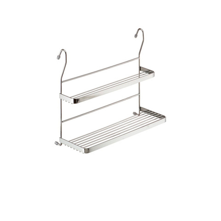 Полка двухъярусная "Mix", хром (YJ-G212)